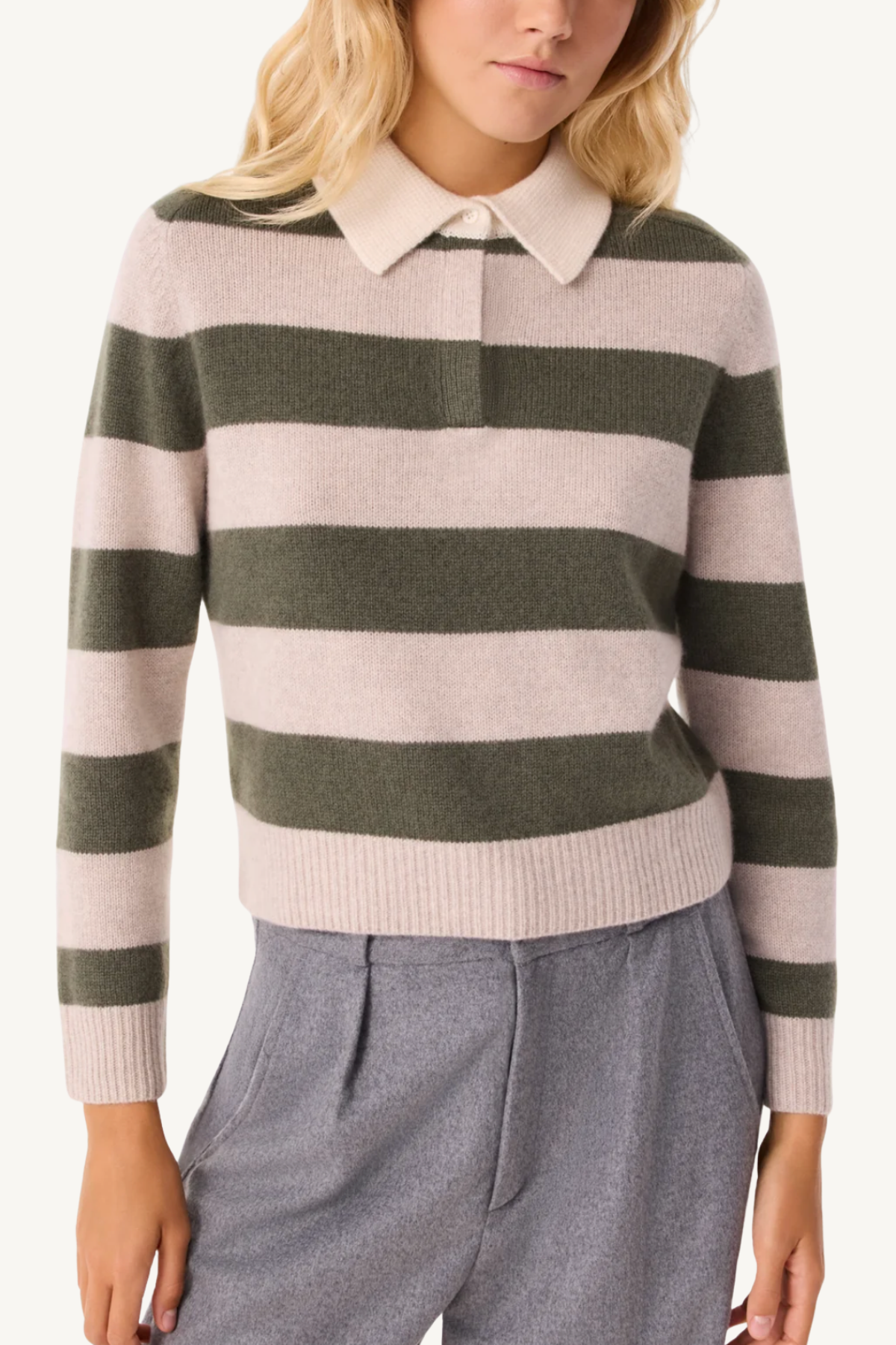 royce stripe - kaki fonce