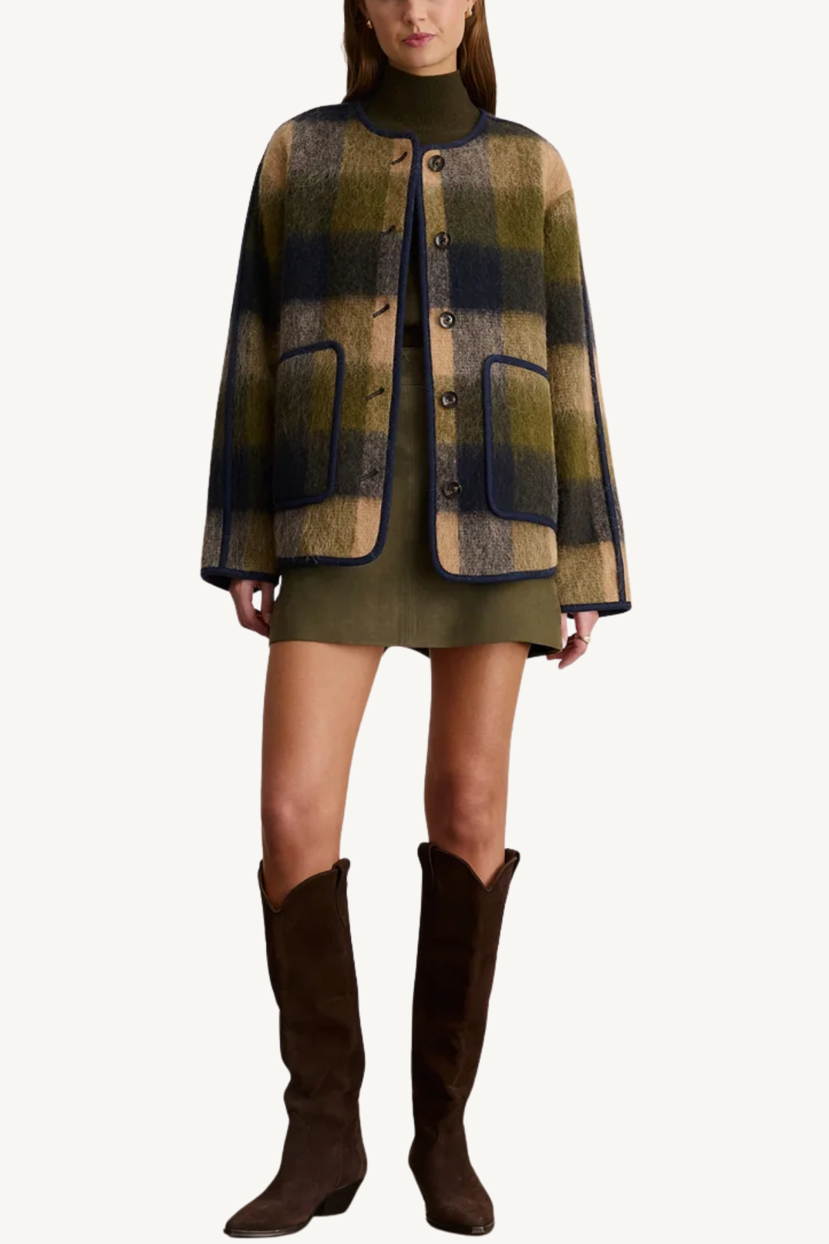 janet jacket - maritime blue multi