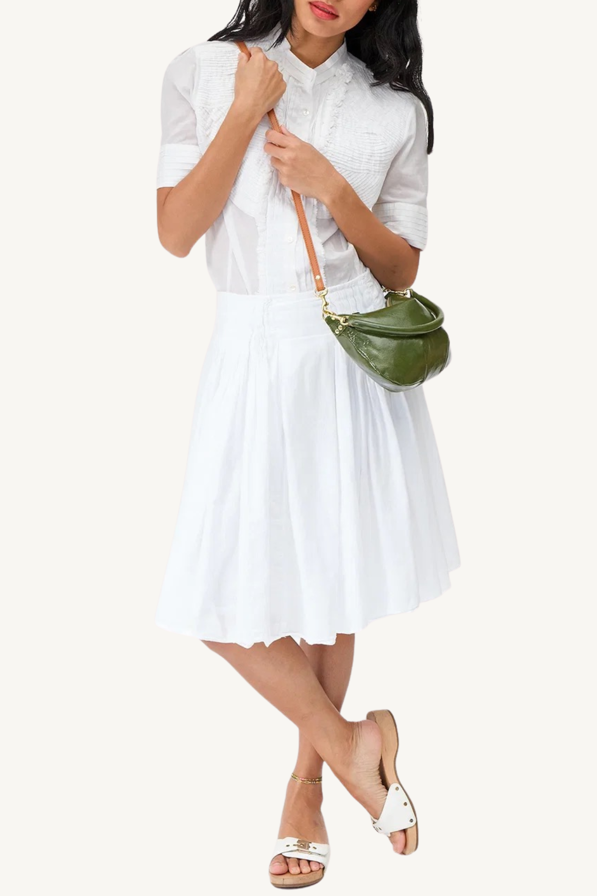 petit moyen messenger - crinkle patent army