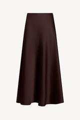 beth skirt - dark fig