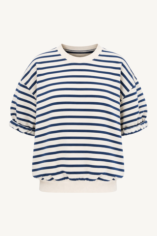s/s oversized sweatshirt - stripes