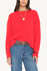 lela sweater - apple red