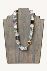 multi stone necklace
