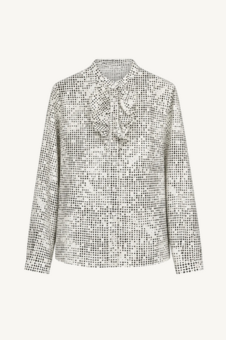 shirt carole - brown dots