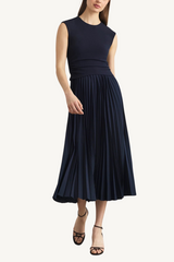 carly dress - maritime blue