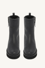 greer shearling boot - potts waterproof black