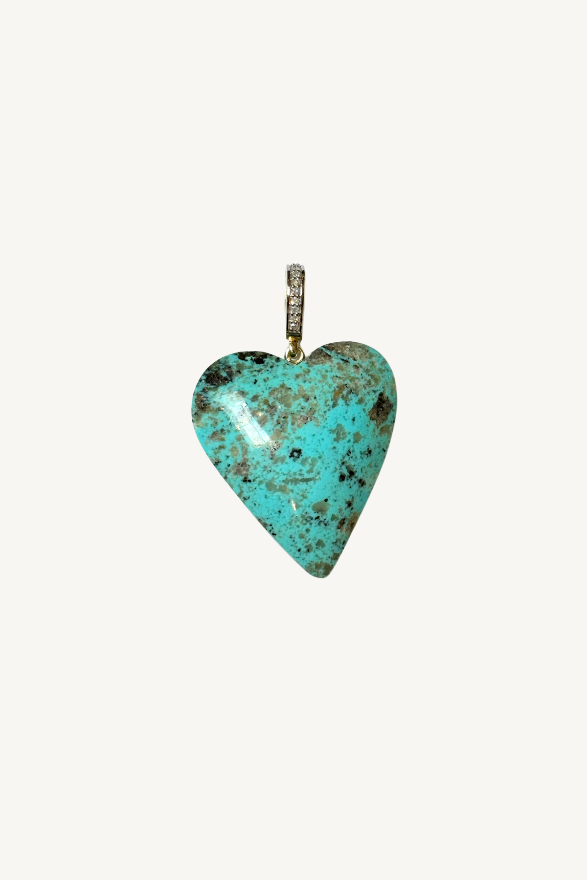 turquoise heart pendant