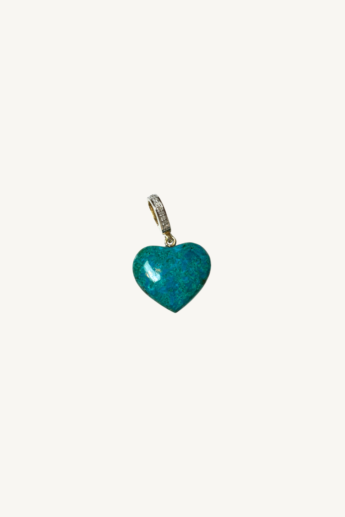 small turquoise heart pendant
