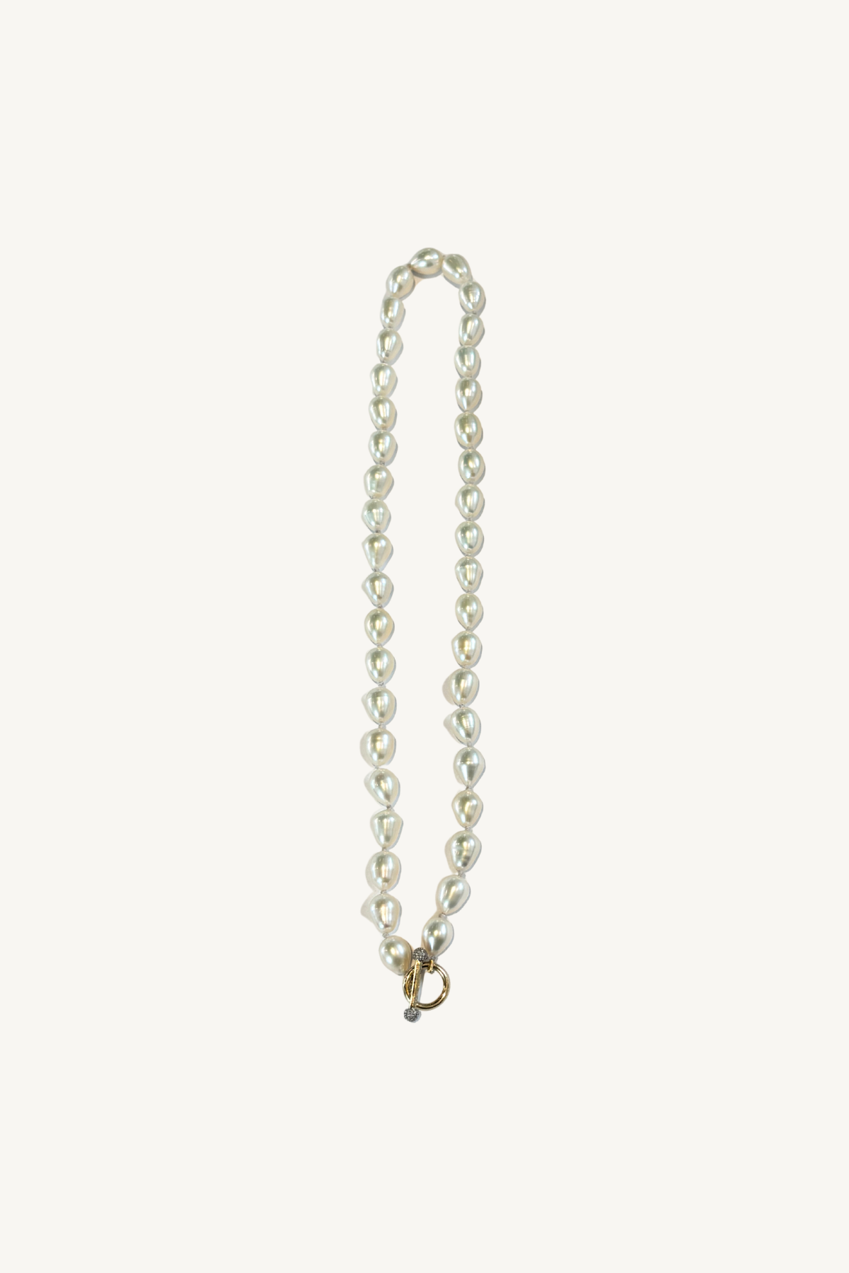 17" keshi pearl strand