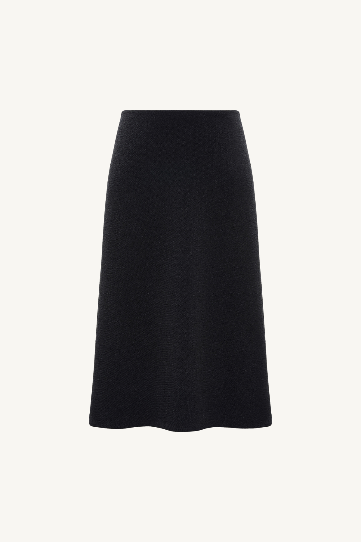 modern structure skirt - vinyl black