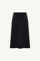modern structure skirt - vinyl black