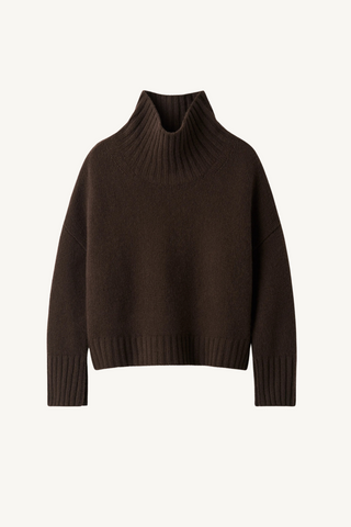 girlfriend turtleneck - mocha