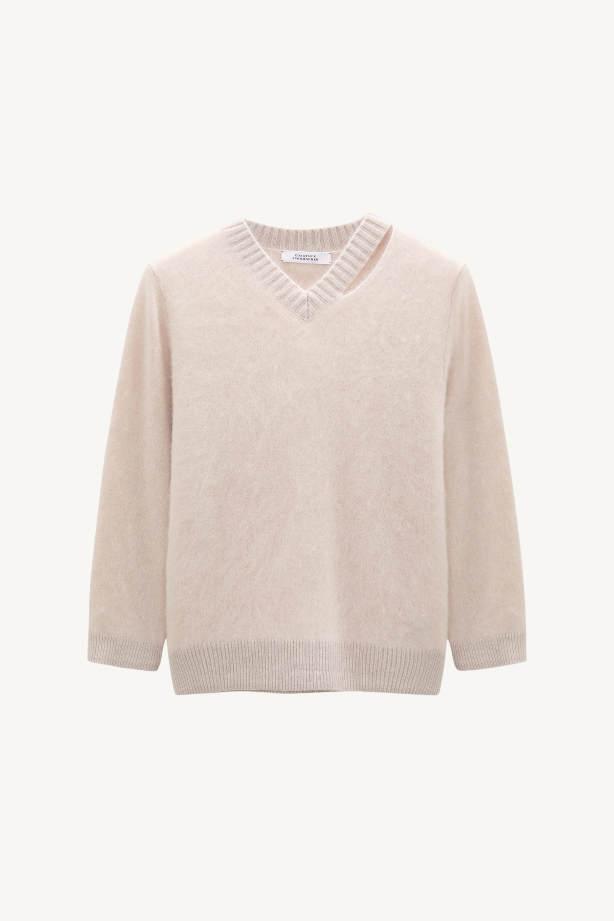fluffy statements pullover - almond
