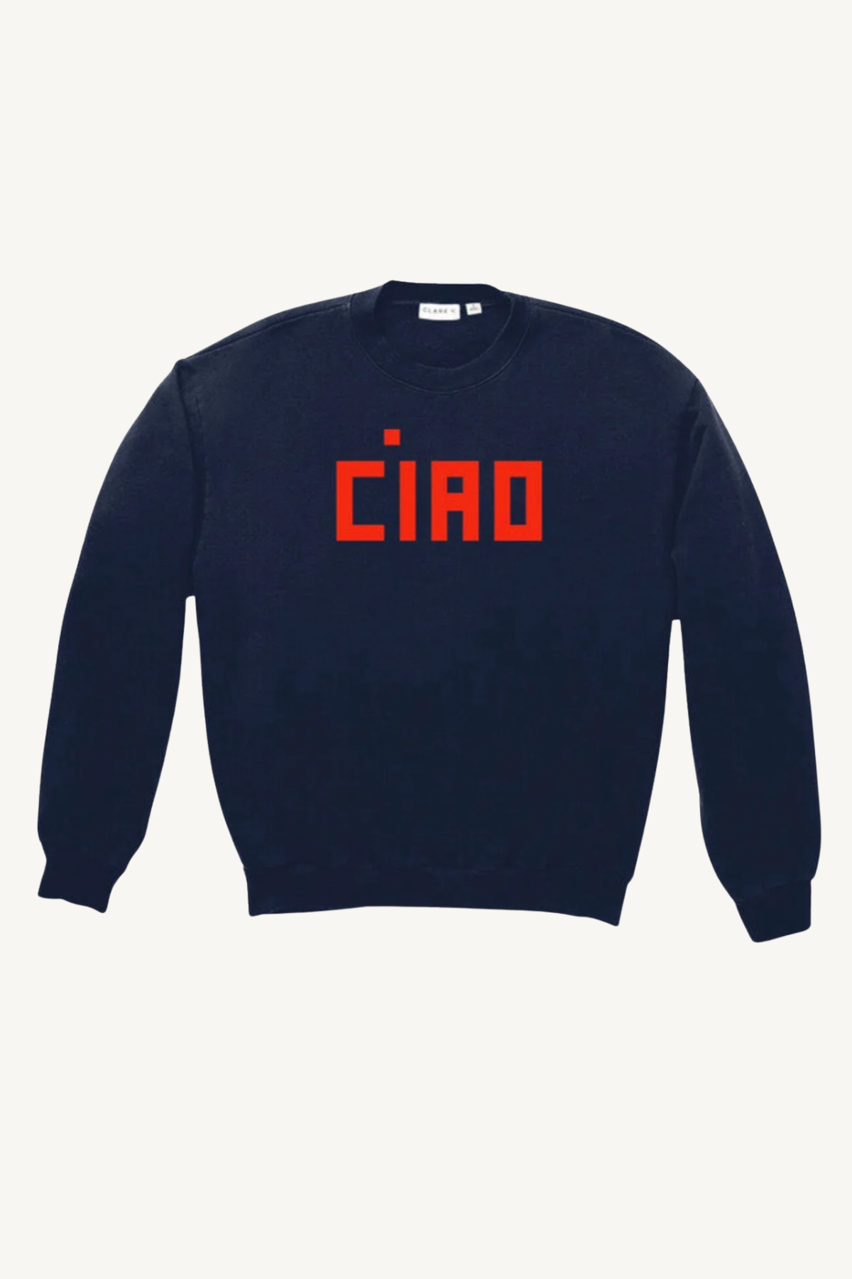 oversized sweatshirt - block ciao