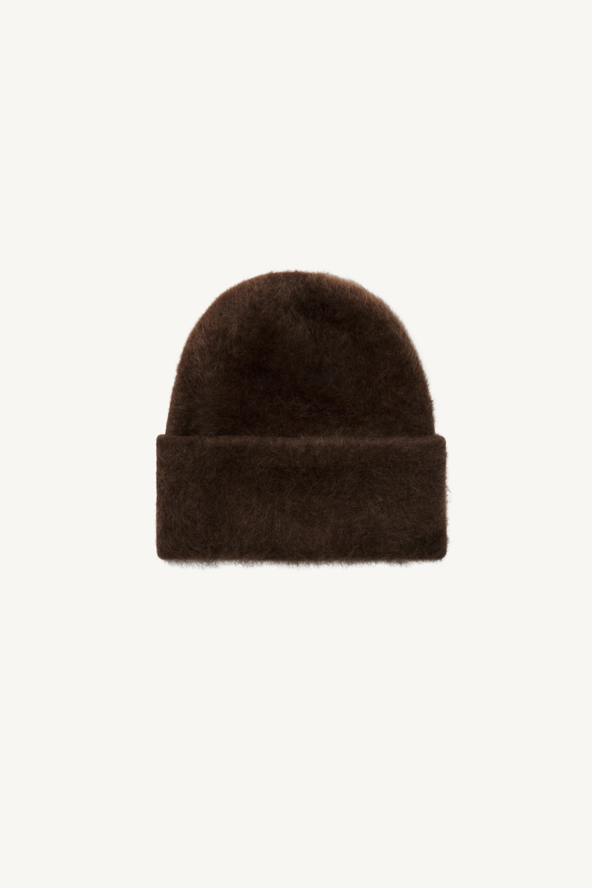 brushed beanie - mocha