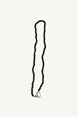 black onyx beaded necklace