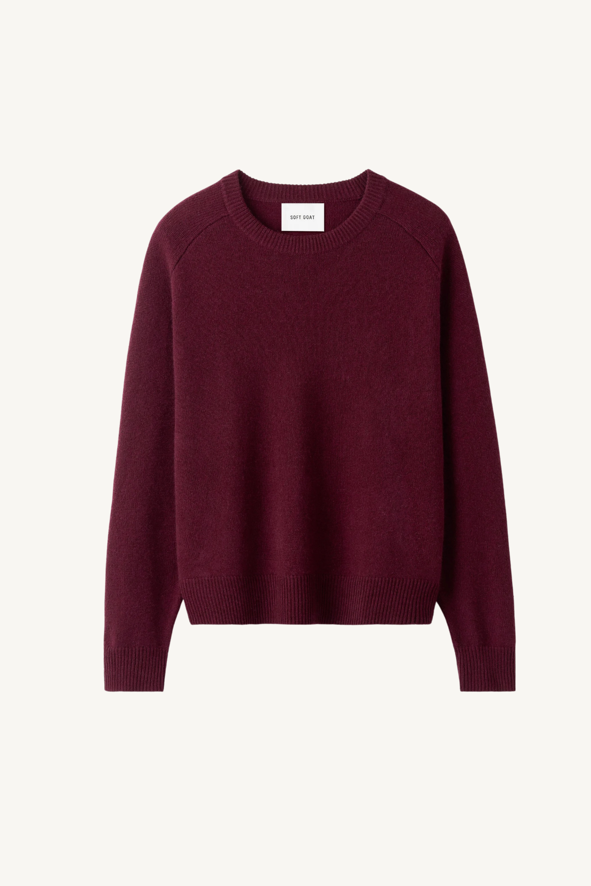 boyfriend crewneck - bordeaux