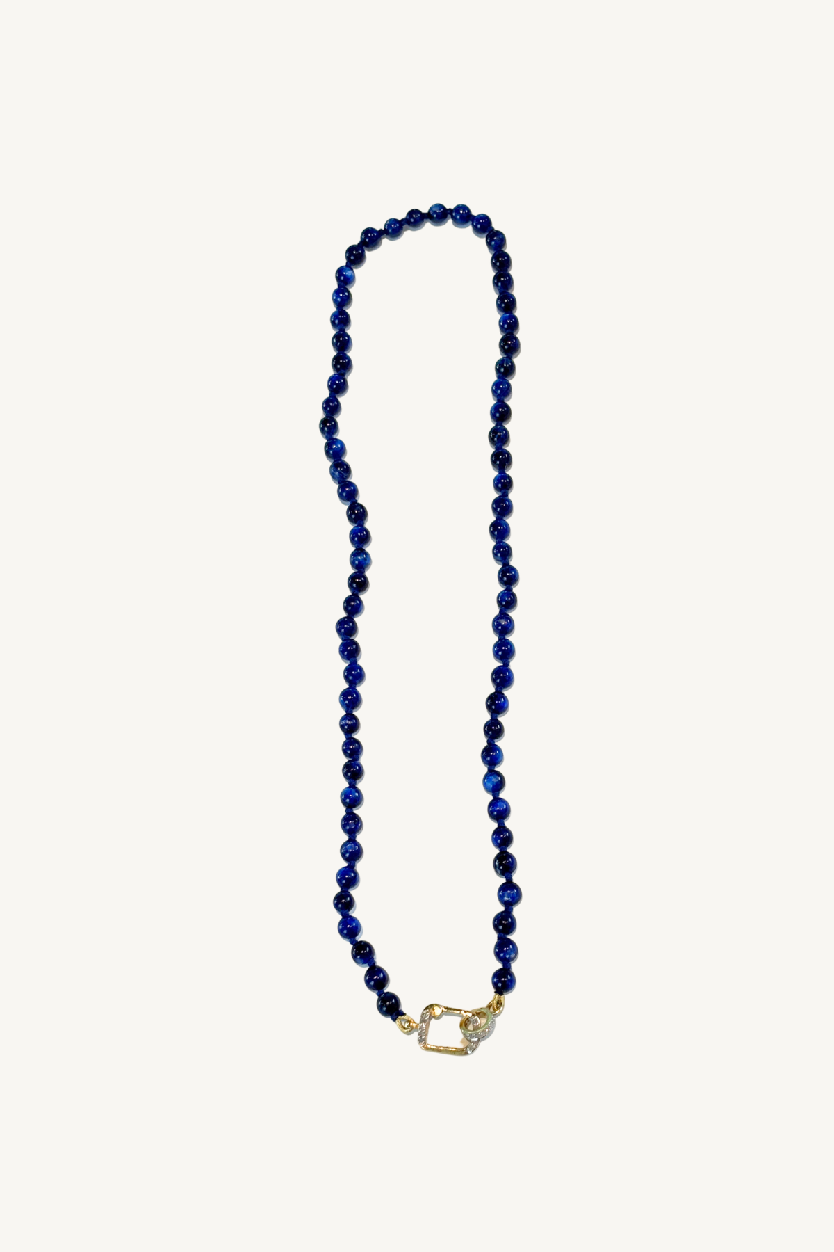 blue lapis beaded necklace