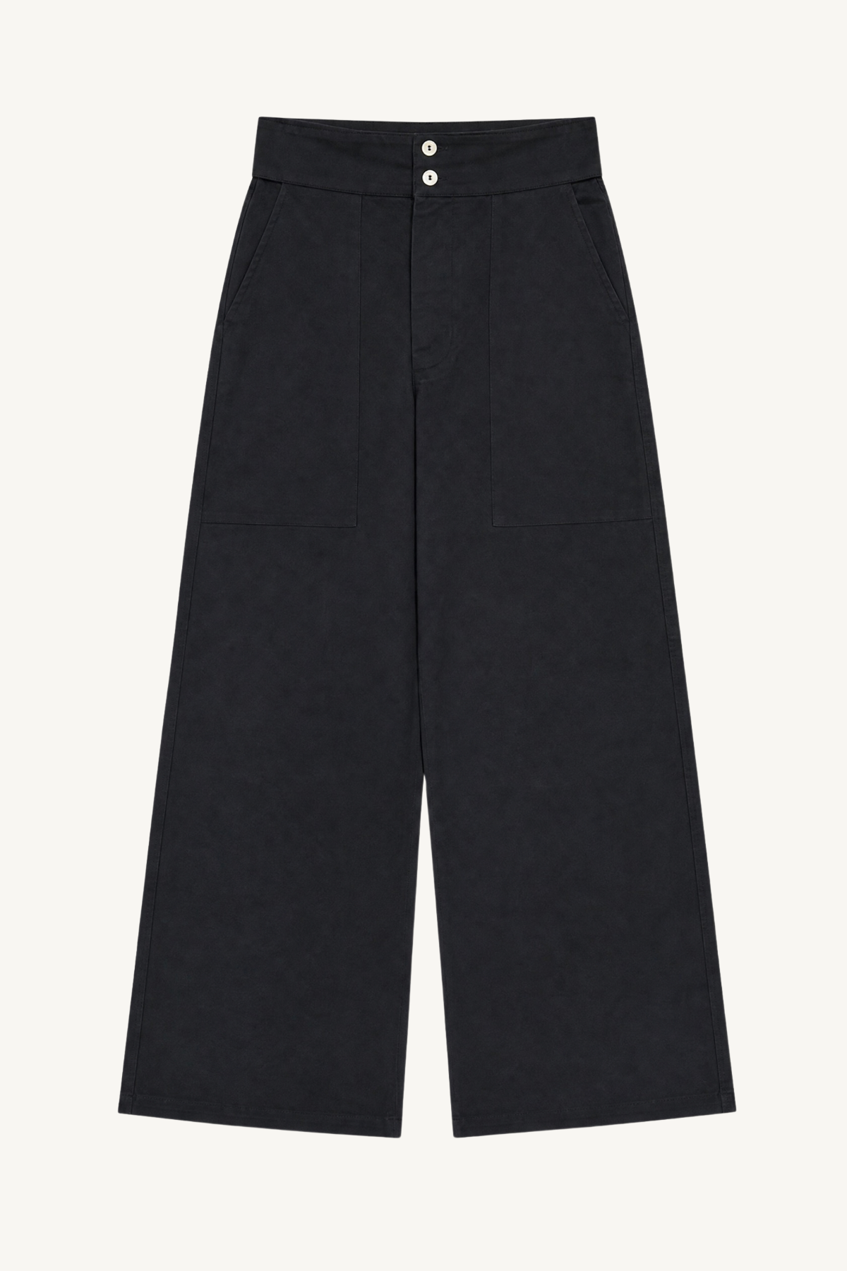 flare pants - dark navy