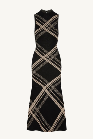 anara dress - plaid
