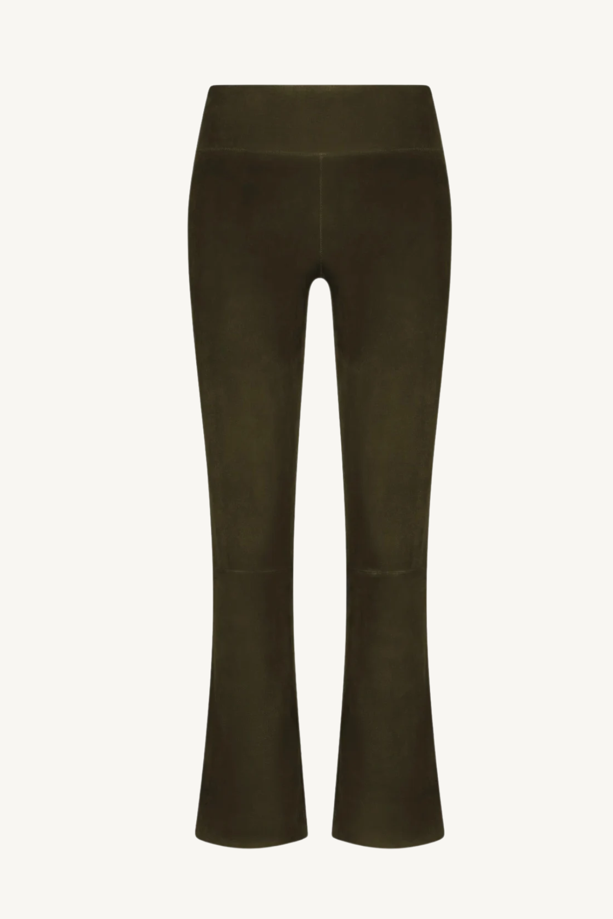 ankle flare - loden suede