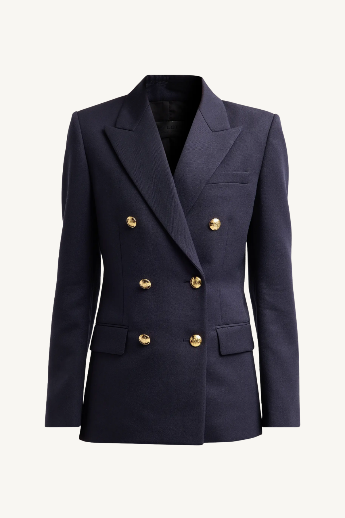 bruni double breasted jacket - midnight