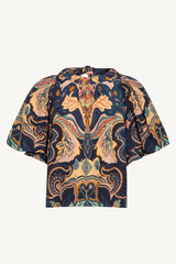 wren top - saddle