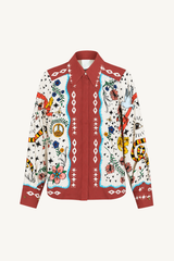 french cuff shirt - curio scarf