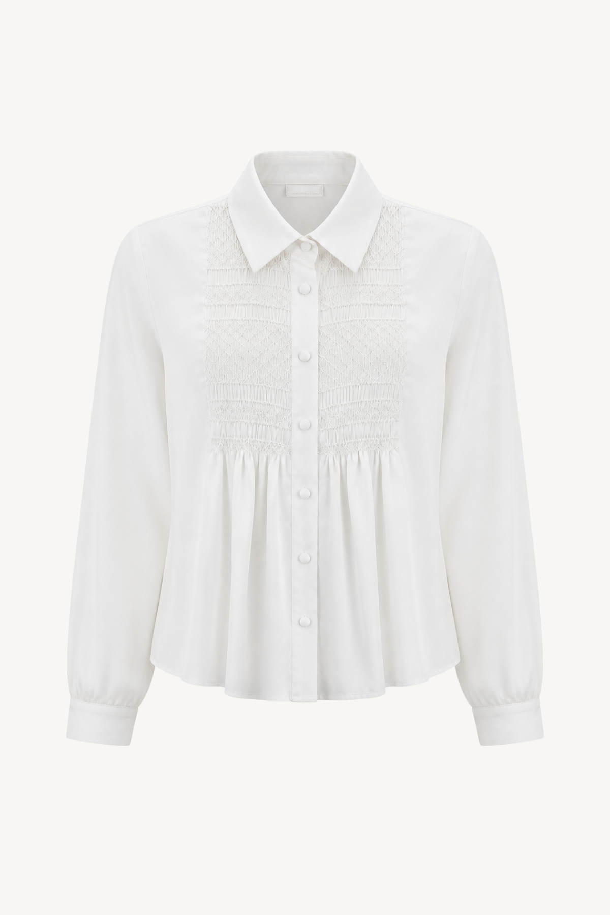 tyra shirt - textured cotton optical numi