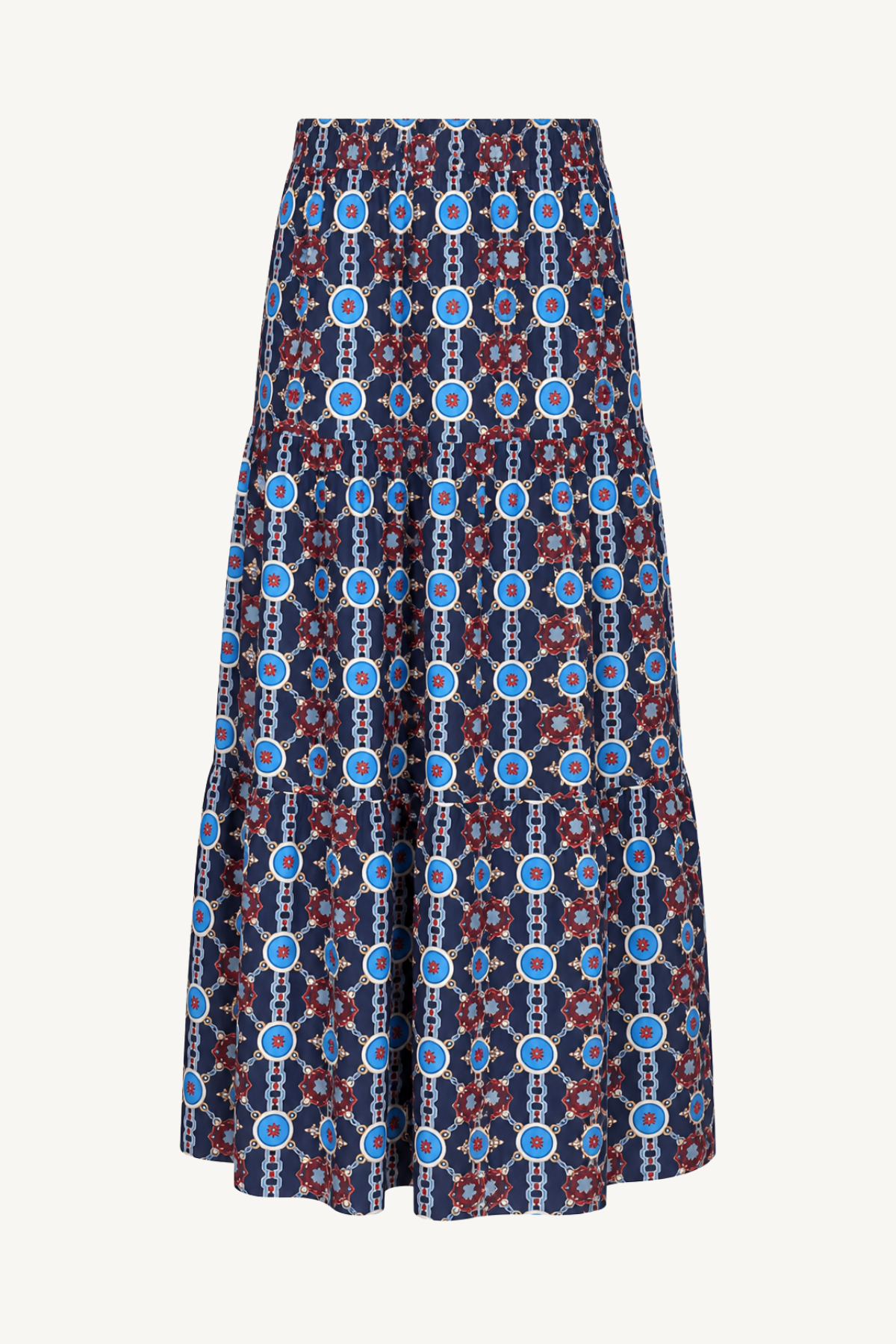 billie twill skirt - chain blue