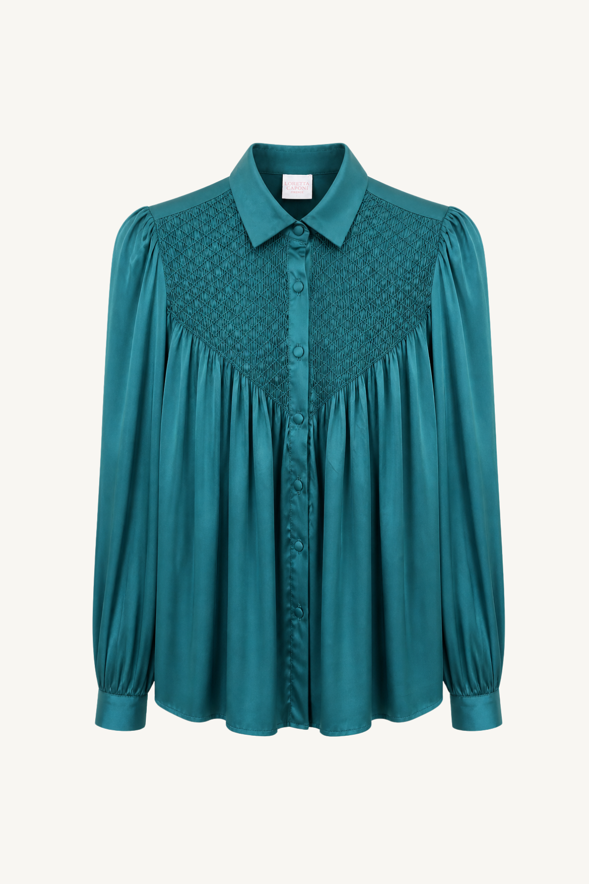 milvia satin - emerald