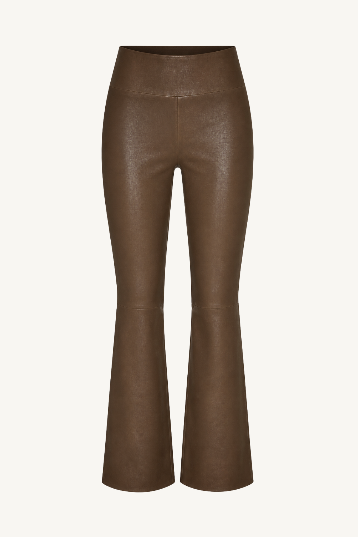 micro flare - truffle leather
