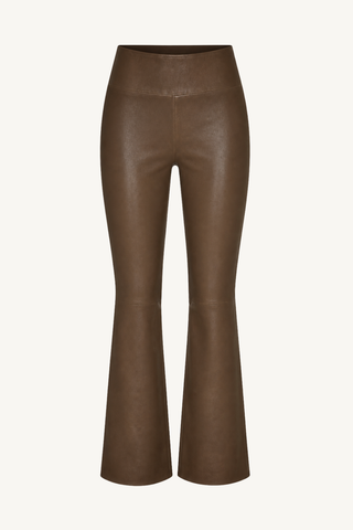 micro flare - truffle leather