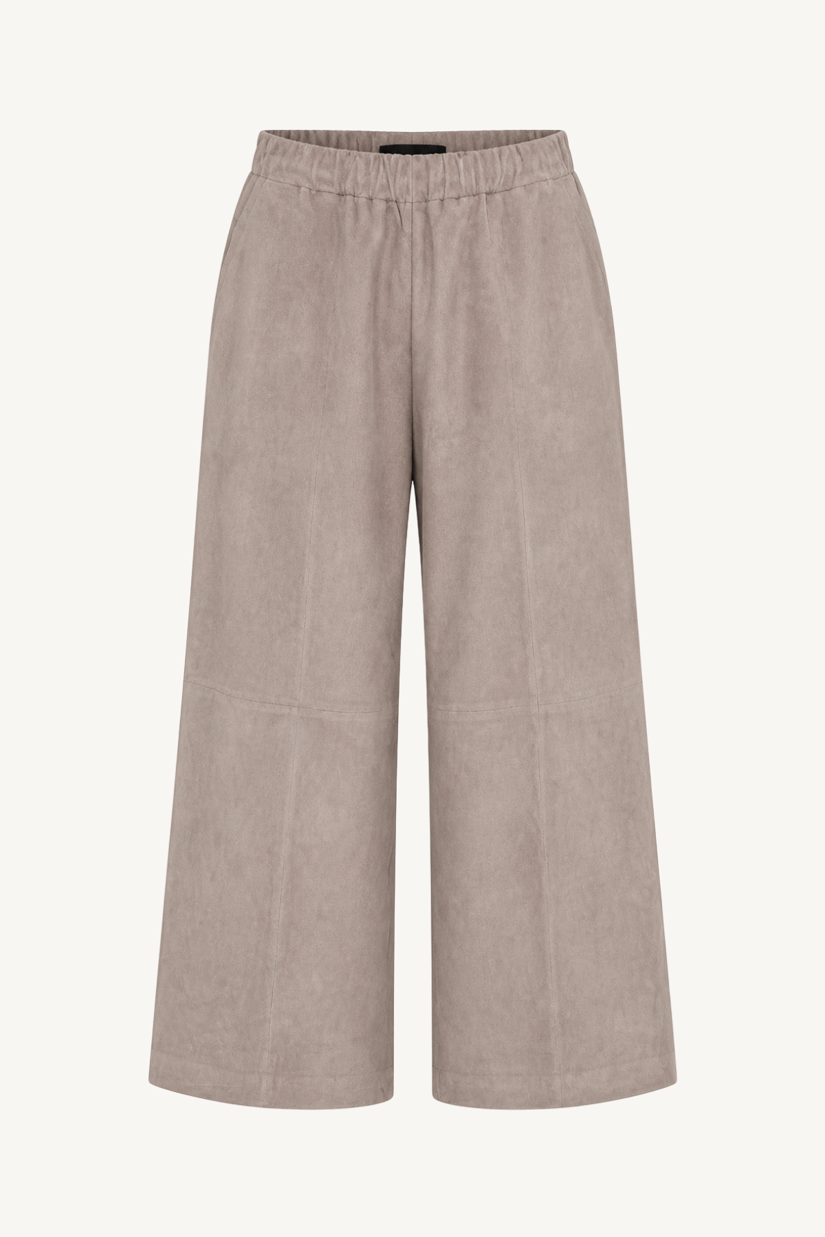 wide leg pants - taupe