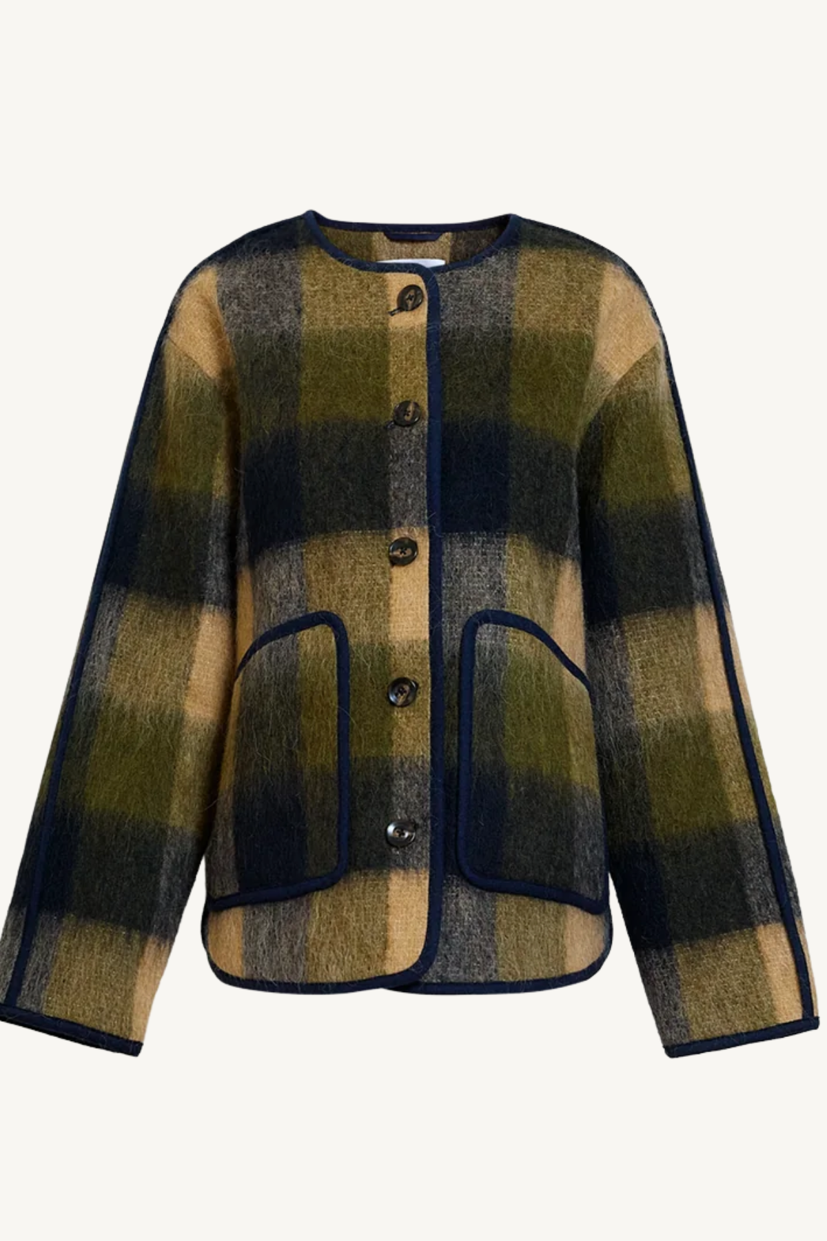 janet jacket - maritime blue multi