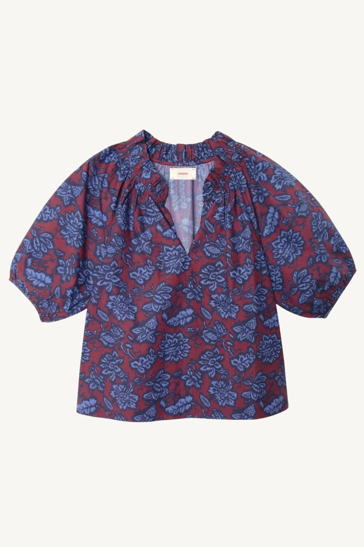 clementine top - merlot ink