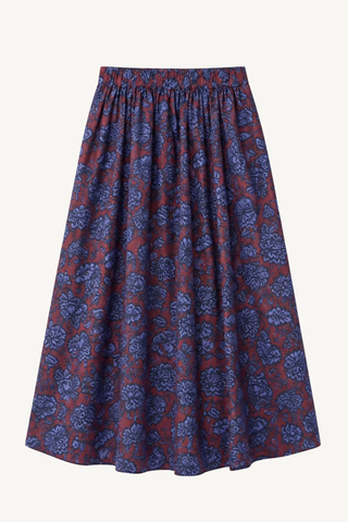 gwynn skirt - merlot ink