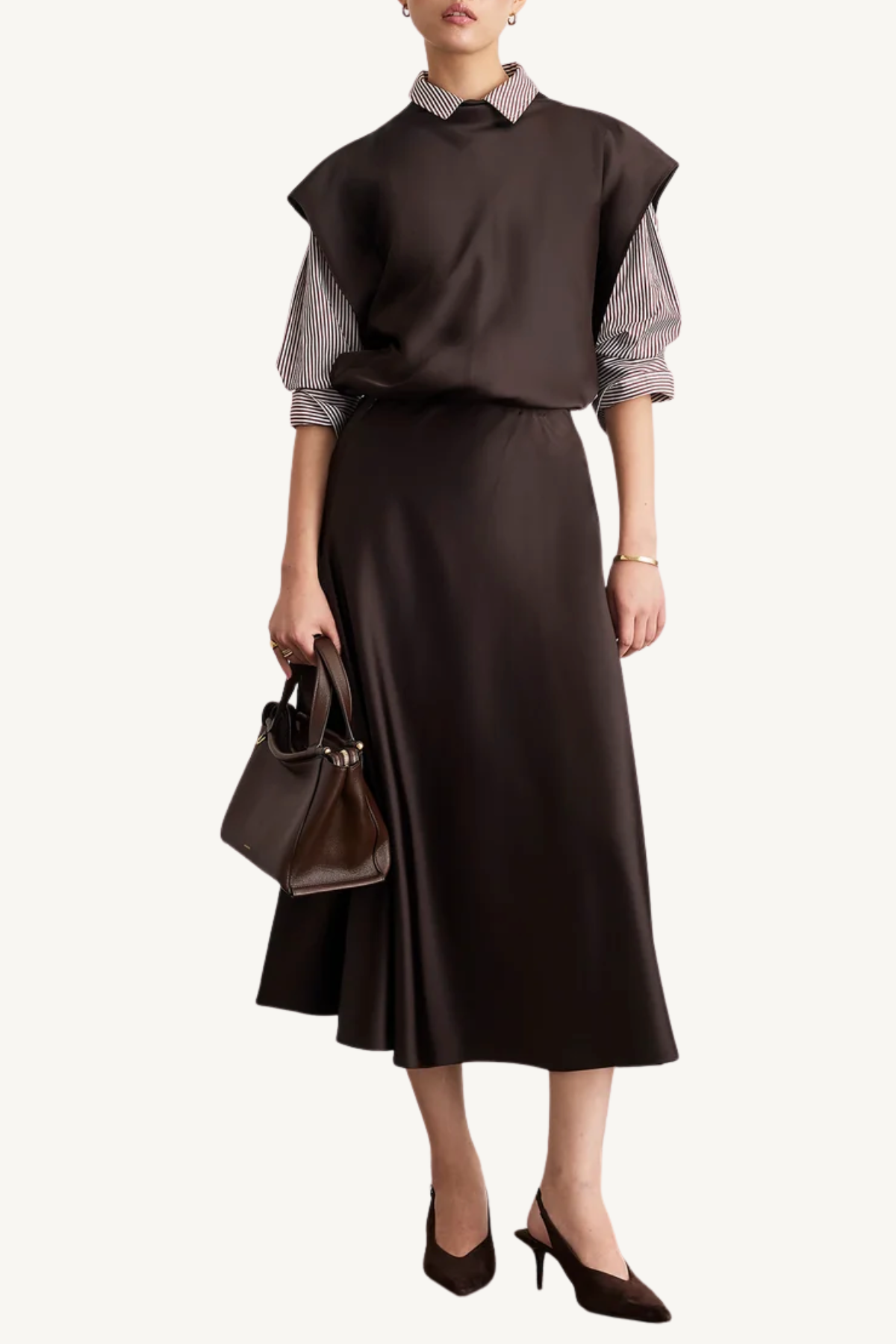 beth skirt - dark fig
