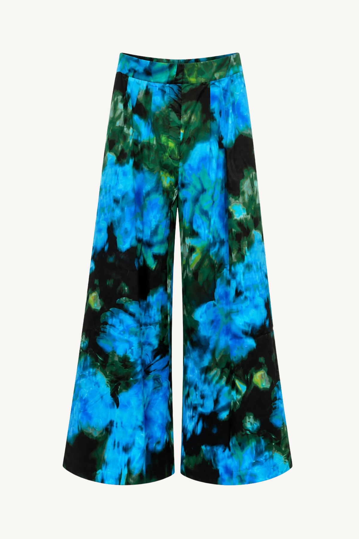 pleat pant - shocking floral depths