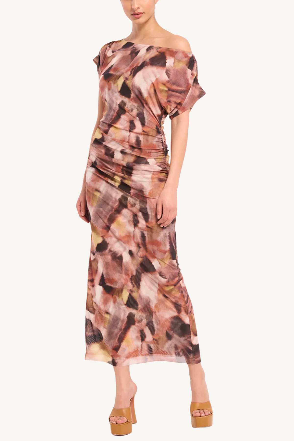 kiana dress - abstract blur