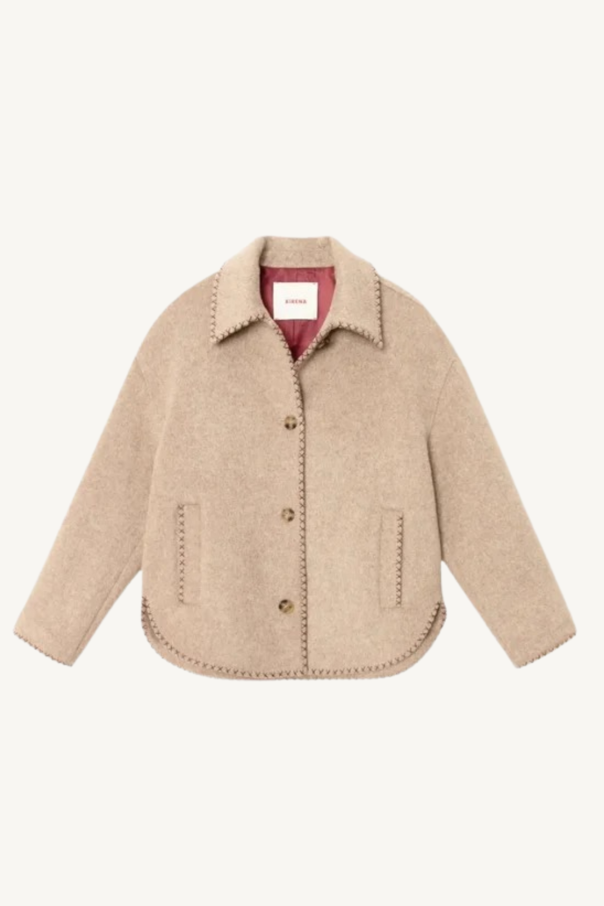 dean jacket - taupe