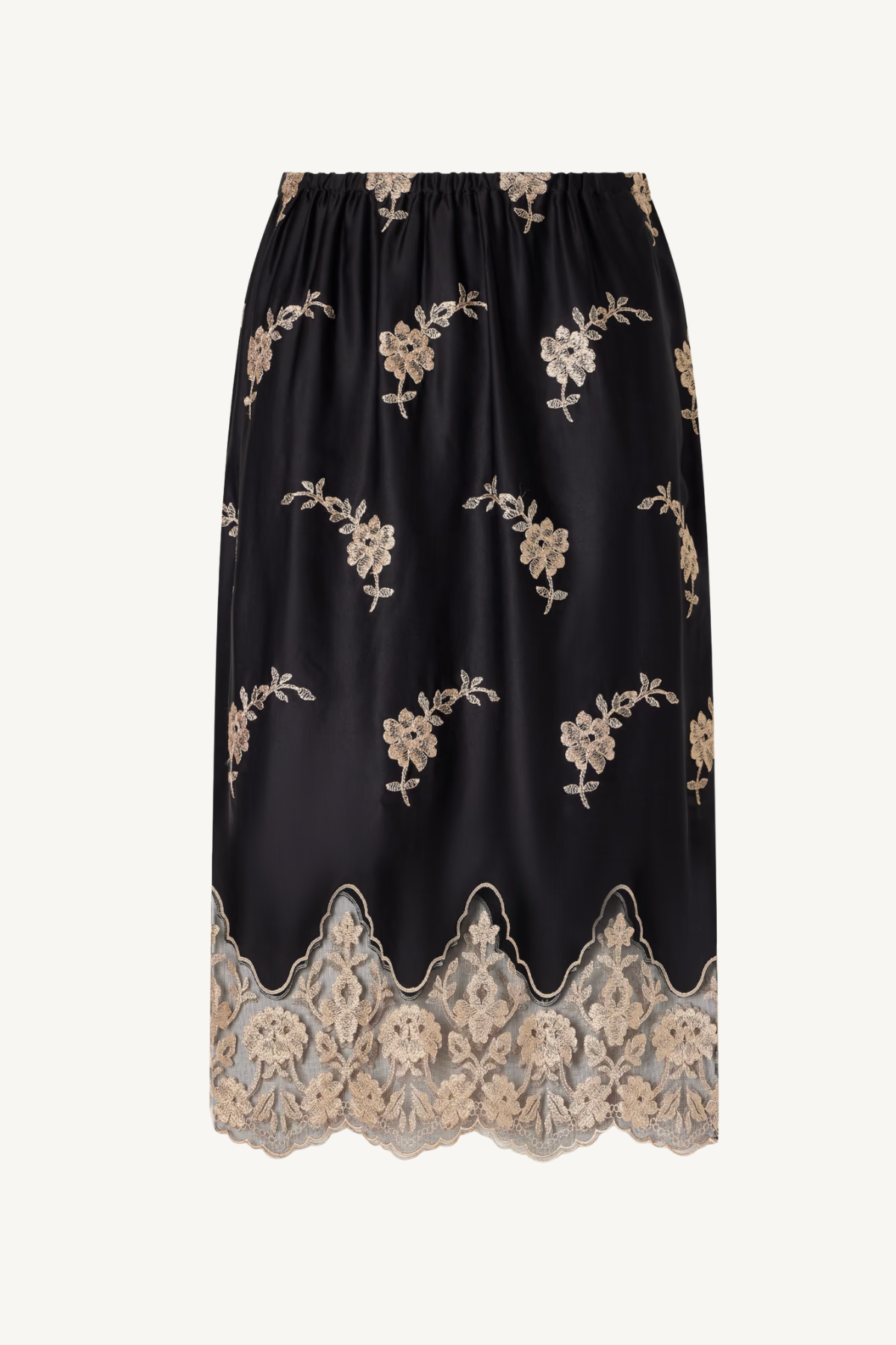 lucinda skirt - embroidered giardino segreto