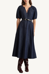 piper dress - midnight rinse