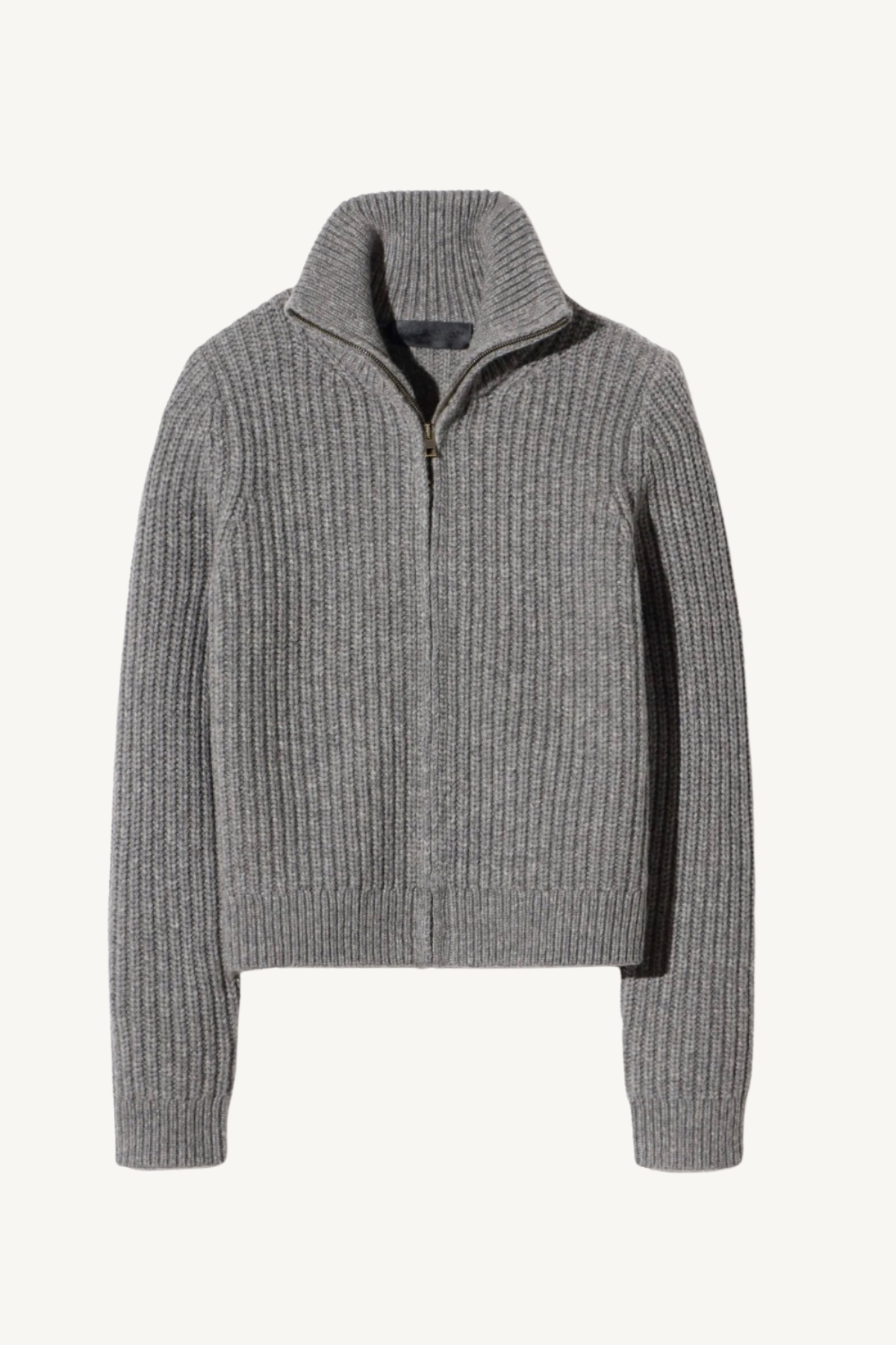 arlen cardigan - medium grey melange