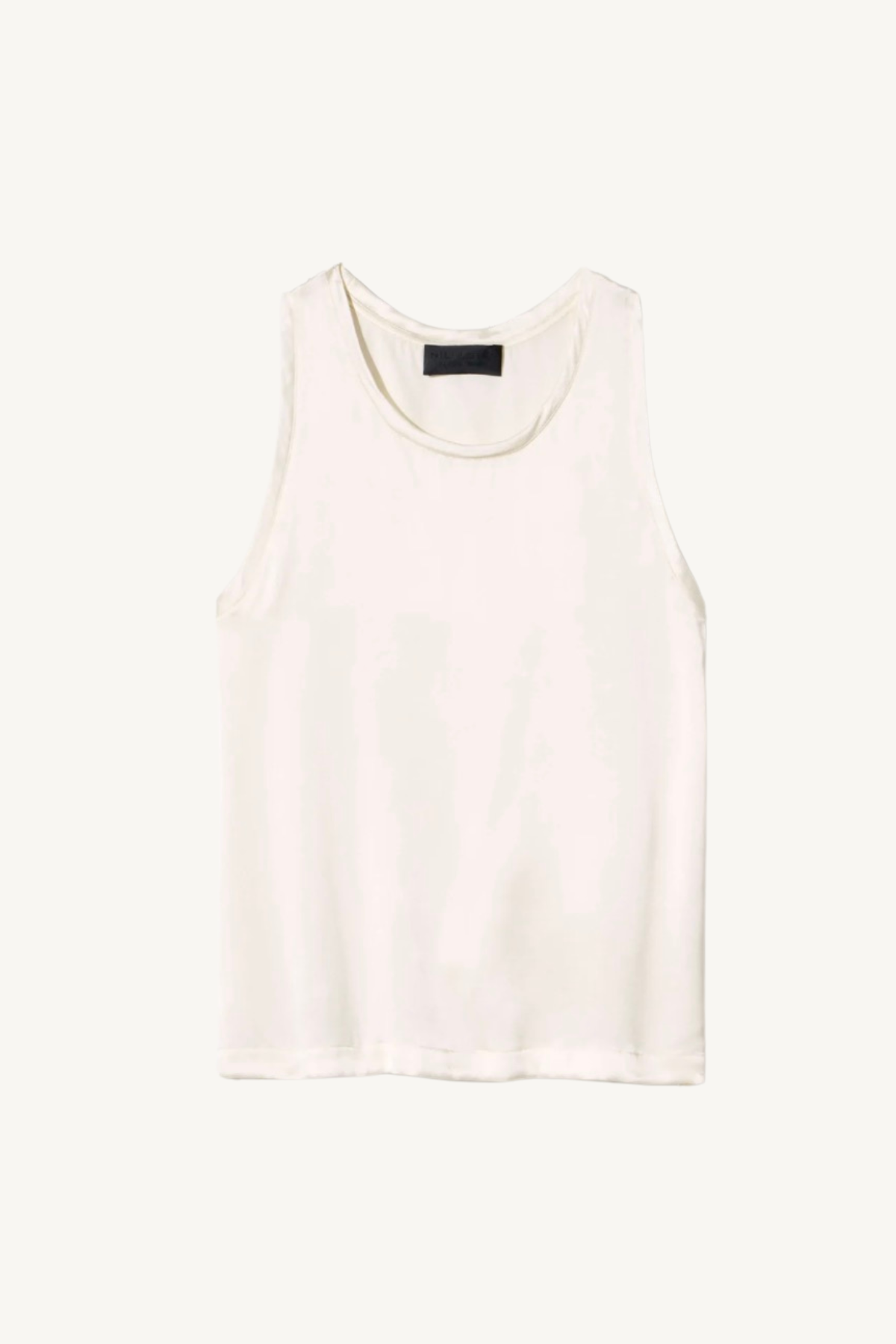 moka tank silk top - ivory