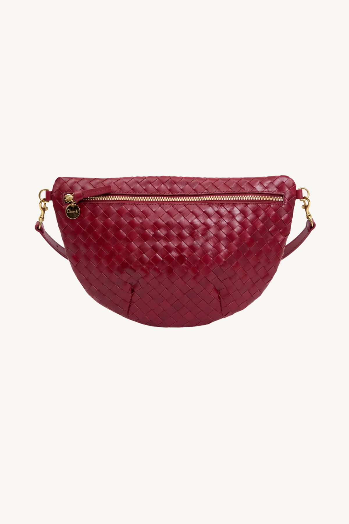 grande fanny - garnet diagonal woven