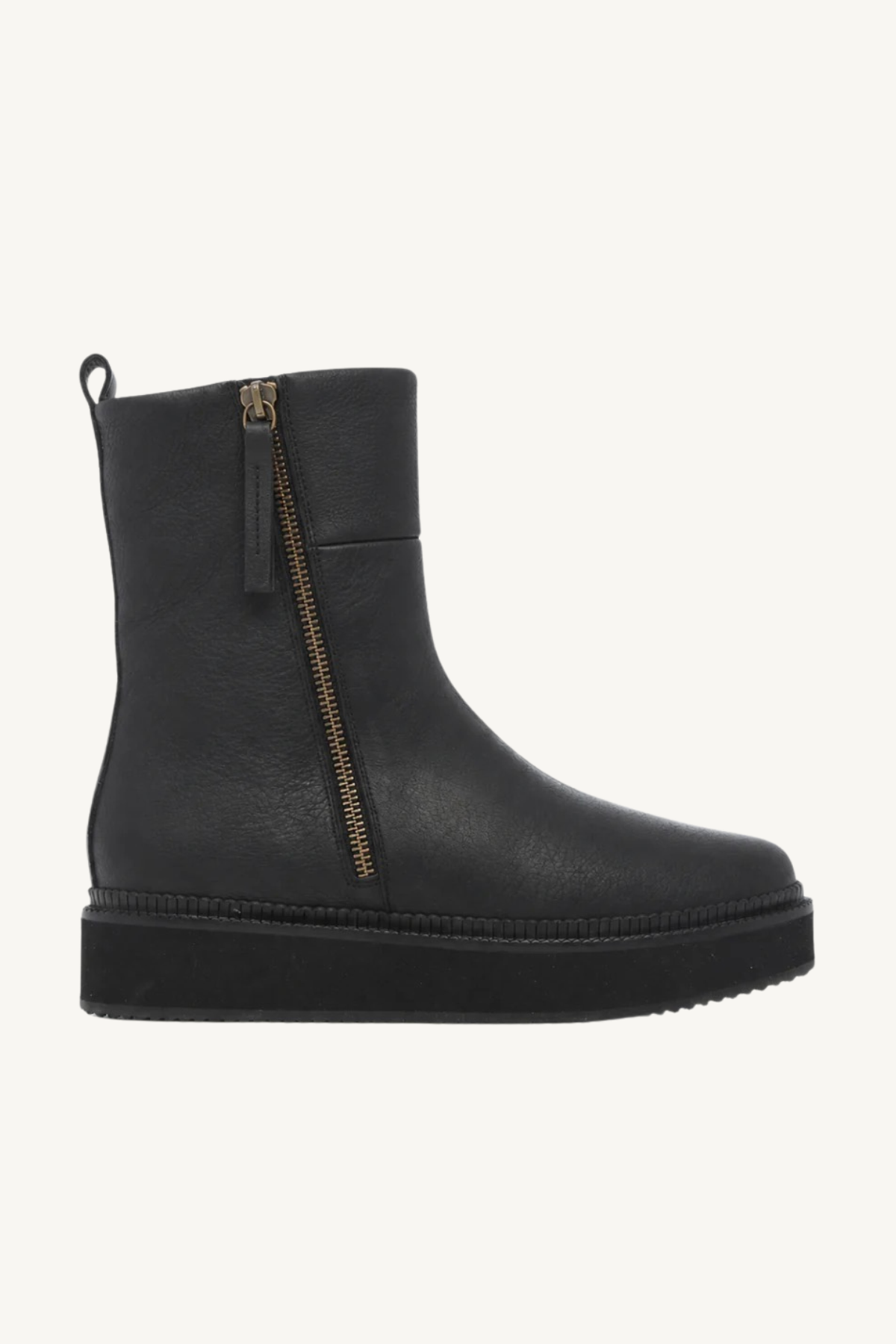 greer shearling boot - potts waterproof black