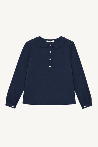 winter sweet blouse - blueberry