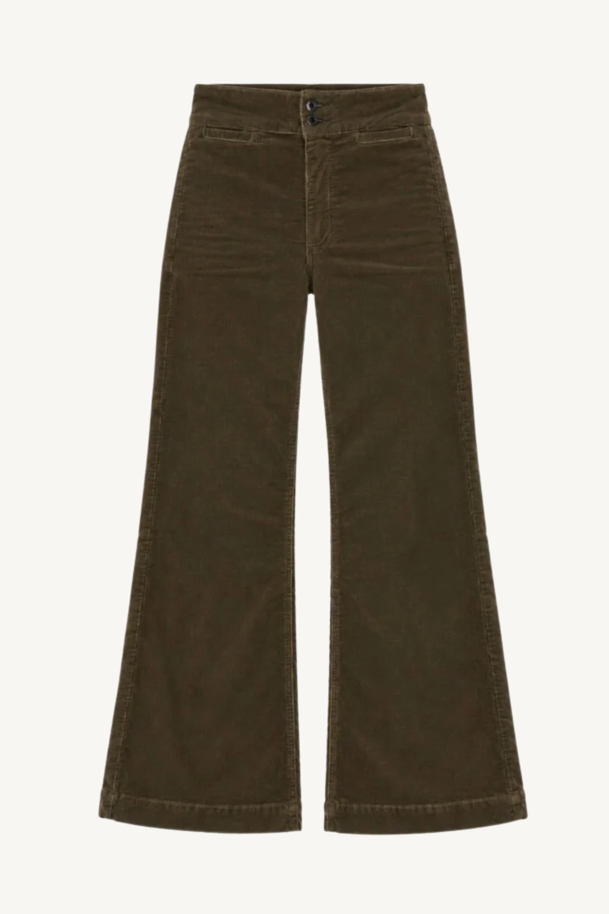 brighton wide leg corduroy - safari green