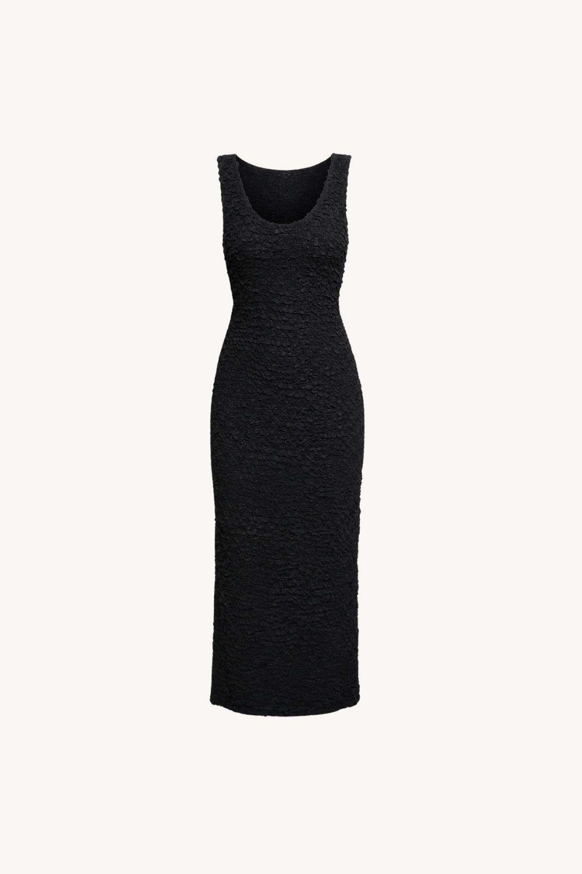 dimension tank maxi dress - black